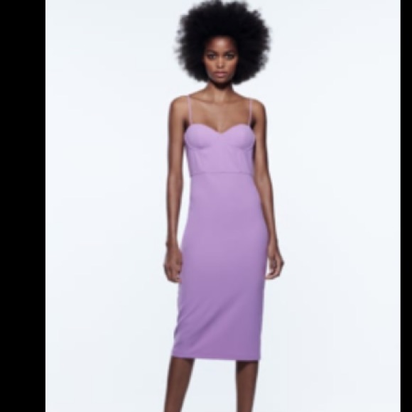 Purple Zara corset dress - Picture 2 of 2